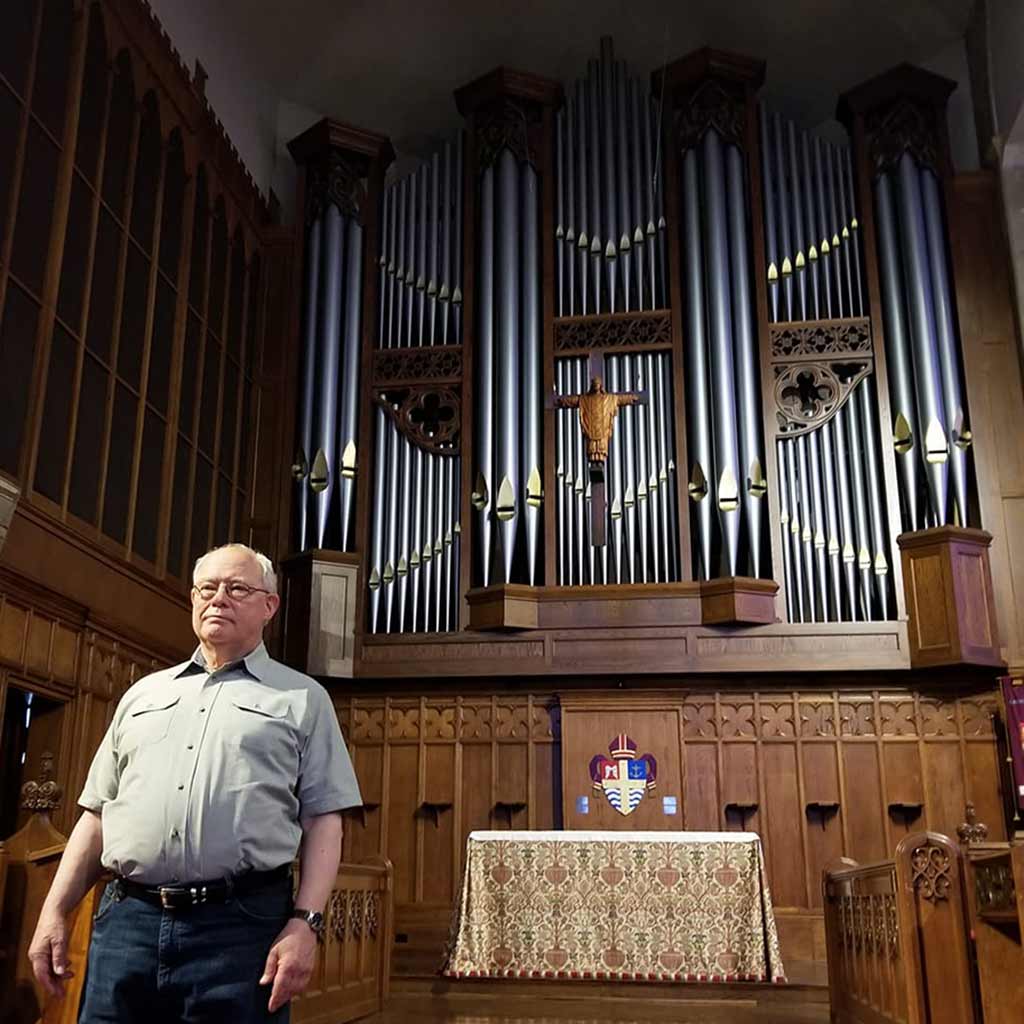 Michael Quimby with Opus 68 (2012) at St. Paul's Episcopal Cathedral in San Diego, California.